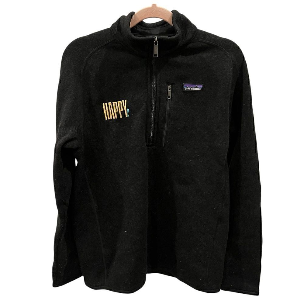 Patagonia Better Sweater Happy Black Small Gorpcore‎